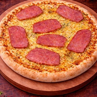 პიცა ხუთი ყველი ლორით 28სმ