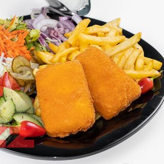 Caș  pane la caserolă.