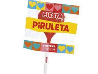 Piruleta Fiesta sabor a fresa unidad
