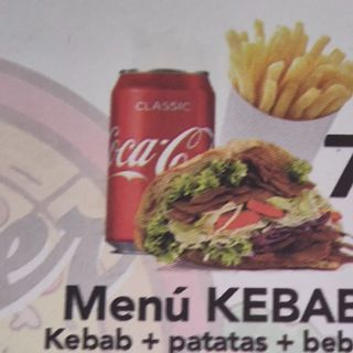 Menú Kebab