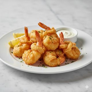 27. Ración De Gambas Gabardina (7 Uds.)