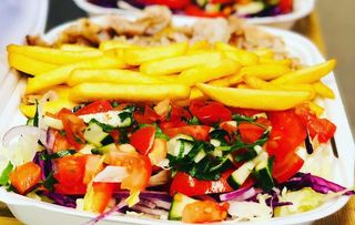 04 Döner kebap in vaschetta grande