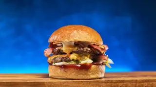 Double bacon smash burger