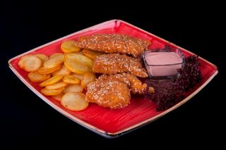 Pohovana piletina u susamu