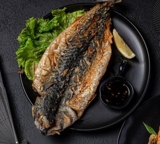 Скумбрия жареная  (1шт)