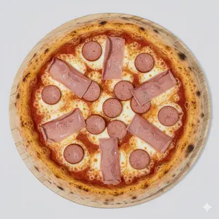 Pizza cotto wurstel
