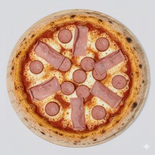 Pizza cotto e wurstel