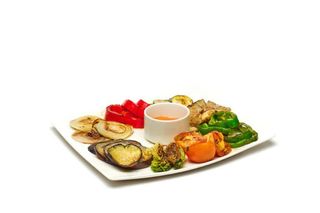 Verduras A La Plancha Con Romesco