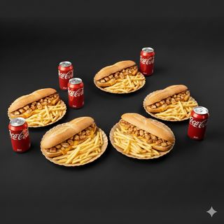 Offre 5x Menus Sandwichs Mixtes