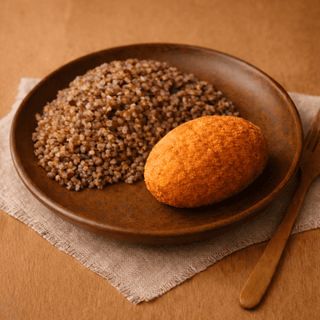 Гречана каша з котлетою по-київськи (310г)