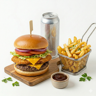 Menú Hamburguesa Mixta