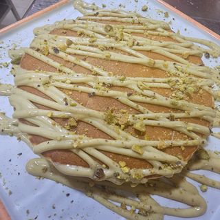 Super dorayaki de pistacho