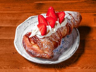 Coda di aragosta crema chantilly e frutta