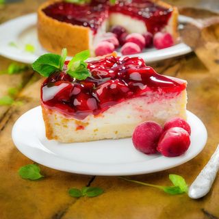 Tarta De Queso De Frutos Del Bosque