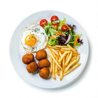 Plato Combinado De Croquetas