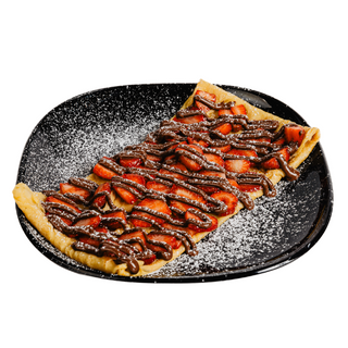 Crepe de Morango e Nutella