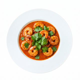 Madrás Con Langostinos