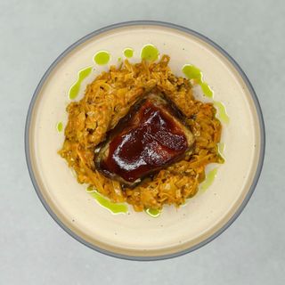 Ребро з тушеною капустою (350 г)