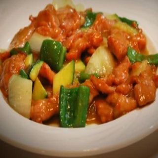 Cerdo Con Salsa De Curry