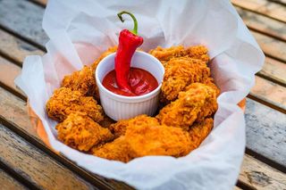 Skrzydełka chrupiące ogniste 6szt