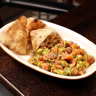 Севіче з лососем і тунцем (200г)