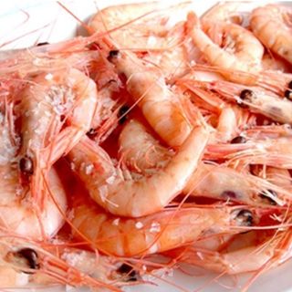 Gamba cocida 