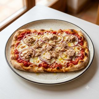 Pizza De Atún Y Cebolla (20 X 30 Cm.)