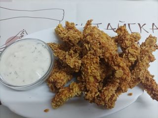 450. Пилешки късчета оваляни в корнфлейкс  (300гр)