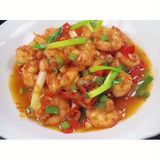 Gambas Con Salsa Picante