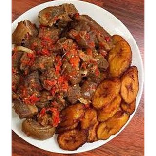 Sauced Plantain + Beef