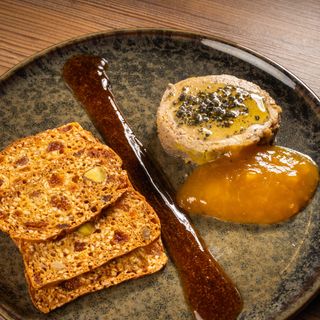 Mi cuit de foie artesà amb prèssec