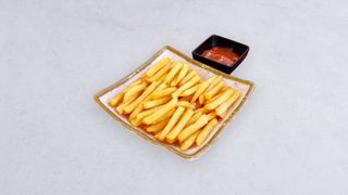 Frytki duże z ketchupem