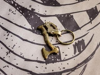 Брелок Латунний Реберня (1 шт.)