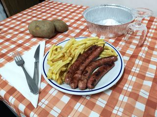 Salsicha Fresca com Arroz