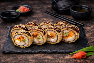 Гарячий рол з вугрем (200г)