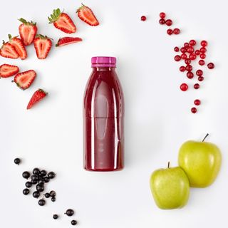 Detox смузі базілік+смородина+лимон+банан+яблуко