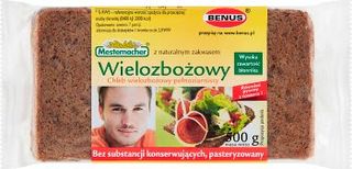 Chleb wielozbożowy Mestermacher. 0.5кг
