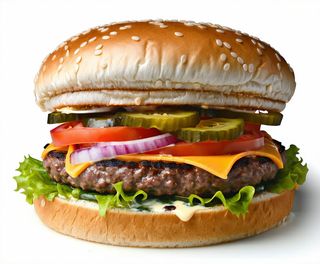 Componi il tuo hamburger al piatto