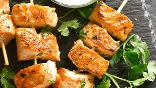 Teppanyaki de salmón (4 uds.)