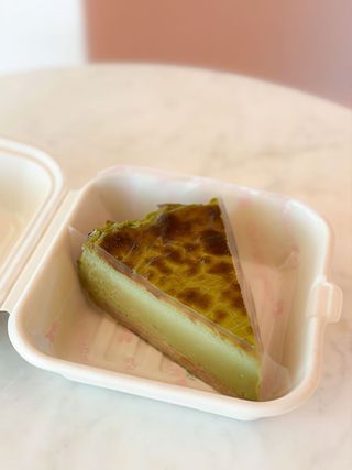 Cheesecake de matcha