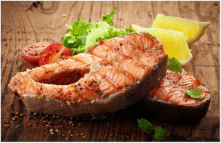Стейк из лосося