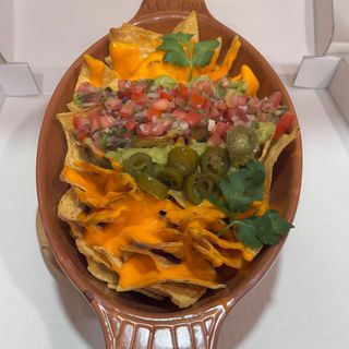 Nachos con salsa