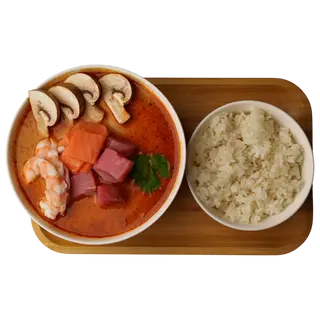 Том Ям с морепродуктами (НОВ) 