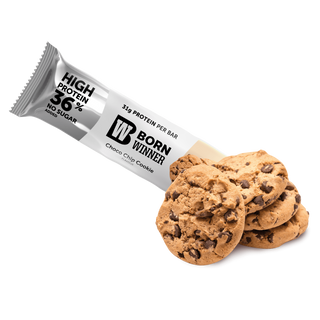 Born Winner Mega Pro პროტეინის ფილა Choco Chip Cookie 85გ.
