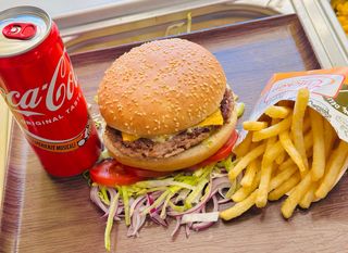 Chicken burger menù