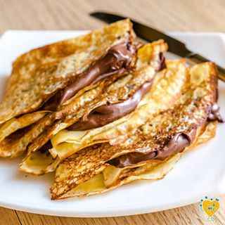 Crepe con chocolate