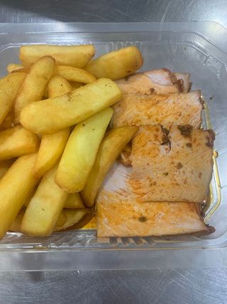 Lomo en orza con patatas