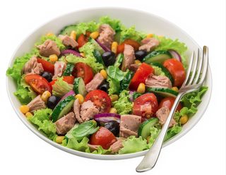 Insalata mista con il tonno