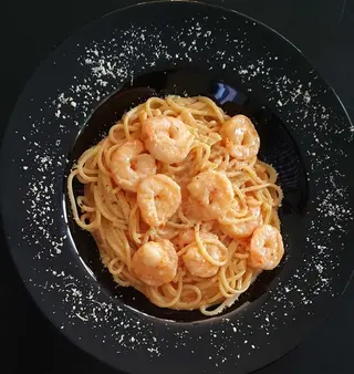 Spaghetti cu creveti