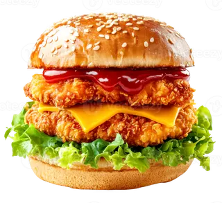 Double Burger crispy